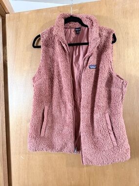 Patagonia Rose Pink Sherpa Fleece Jacket